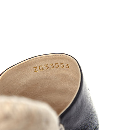 Chanel Goatskin Patent CC Espadrille Mules 38 Black 11 of 11