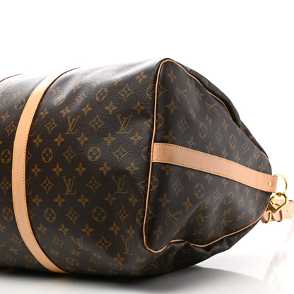 Louis Vuitton Monogram Keepall Bandouliere 55 9 of 15