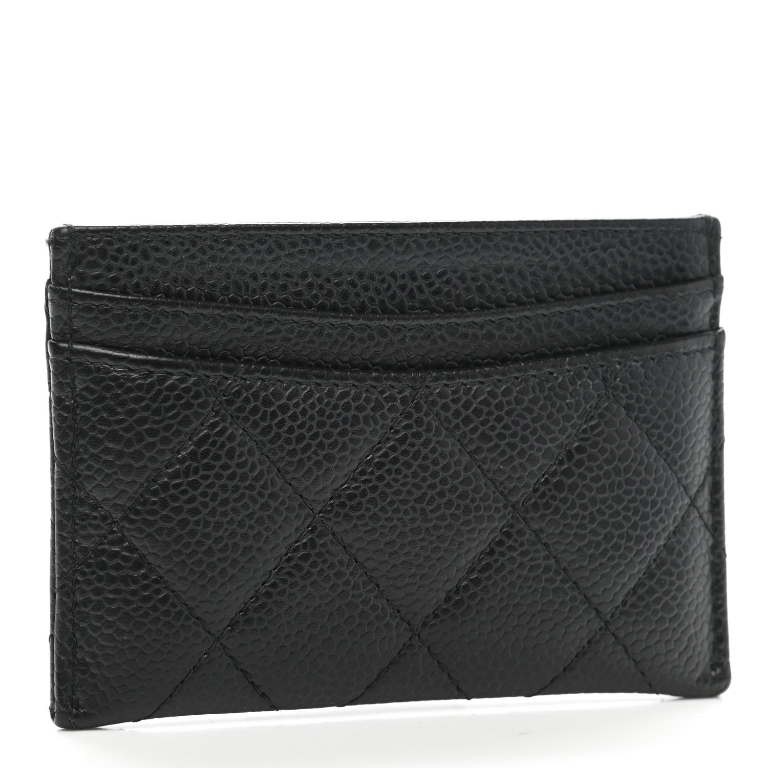 Chanel Caviar Quilted Card Holder Black 3 of 9