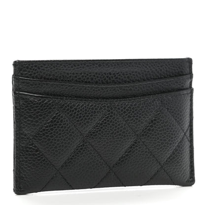 Chanel Caviar Quilted Card Holder Black 3 of 9