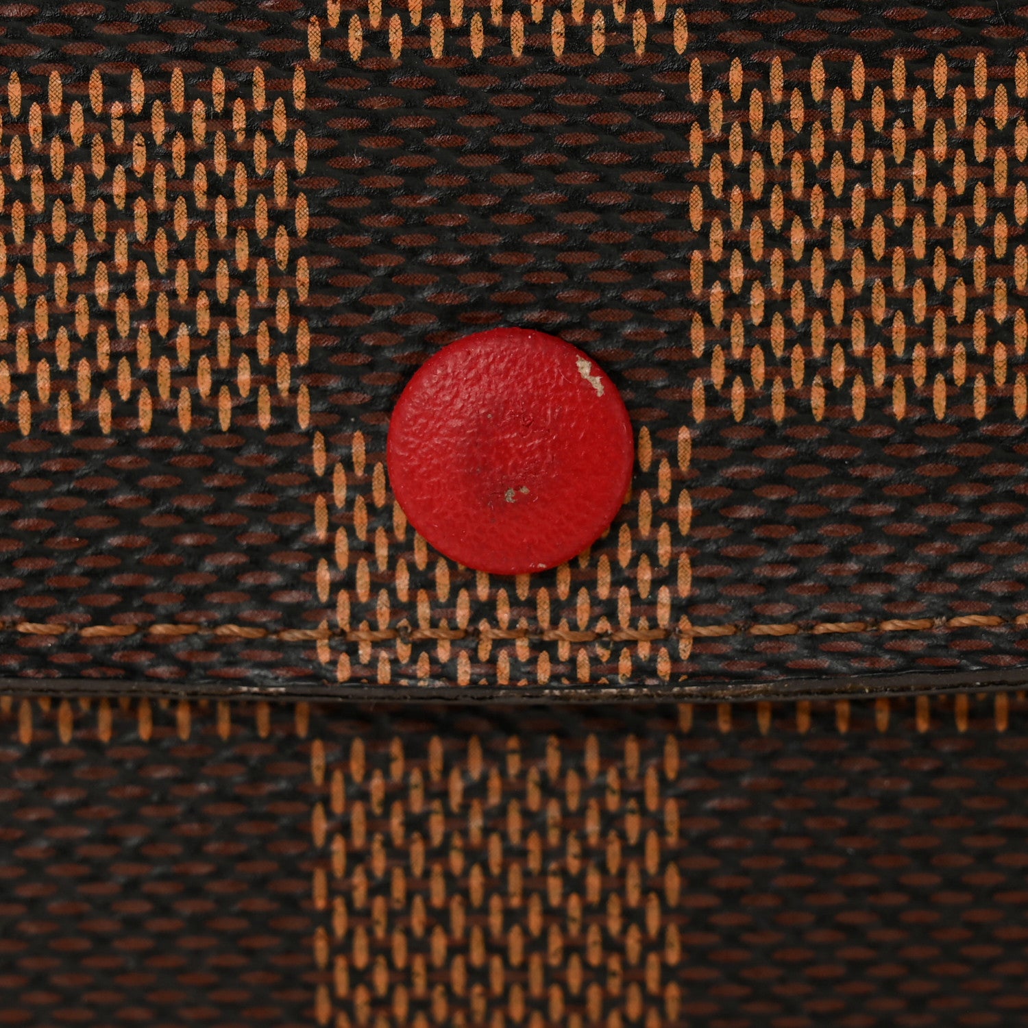 Louis Vuitton Damier Ebene Emilie Wallet Red 7 of 10