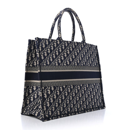 Christian Dior Oblique Book Tote Blue Multicolor 2 of 5