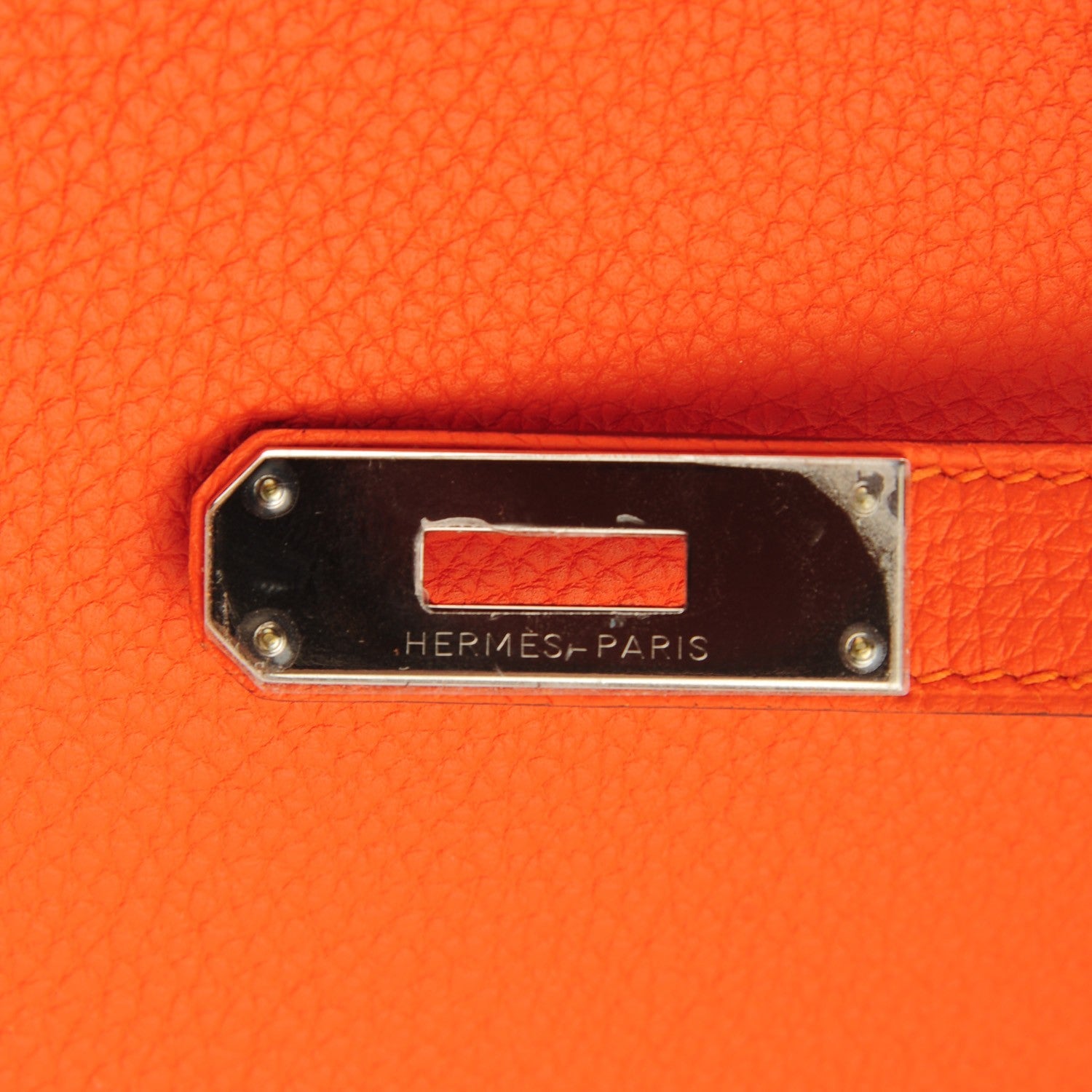 Hermes Togo Birkin 35 Feu Orange 16 of 22