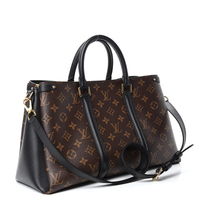 Louis Vuitton Monogram Soufflot MM Black 3 of 10