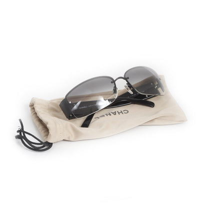 Chanel Crystal CC Logo Sunglasses 4117 B Black 12 of 12