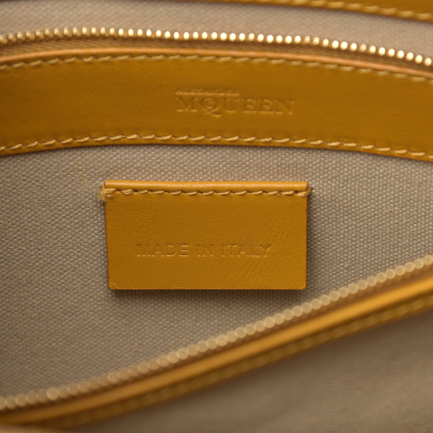 Alexander McQueen Suede Calfskin Heroine Yellow 7 of 18