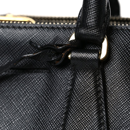 Prada Saffiano Medium Galleria Double Zip Tote Black 12 of 12