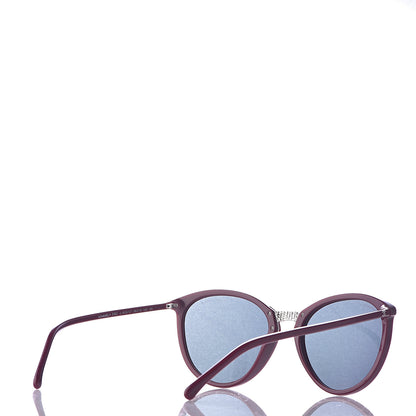 Chanel Acetate Butterfly Winter Sunglasses 5382 Dark Red 4 of 11