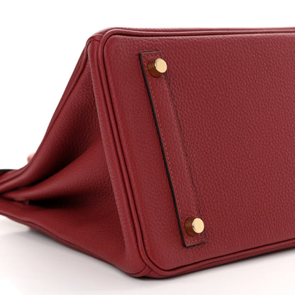 Hermes Togo Birkin 30 Rouge Grenat 9 of 11