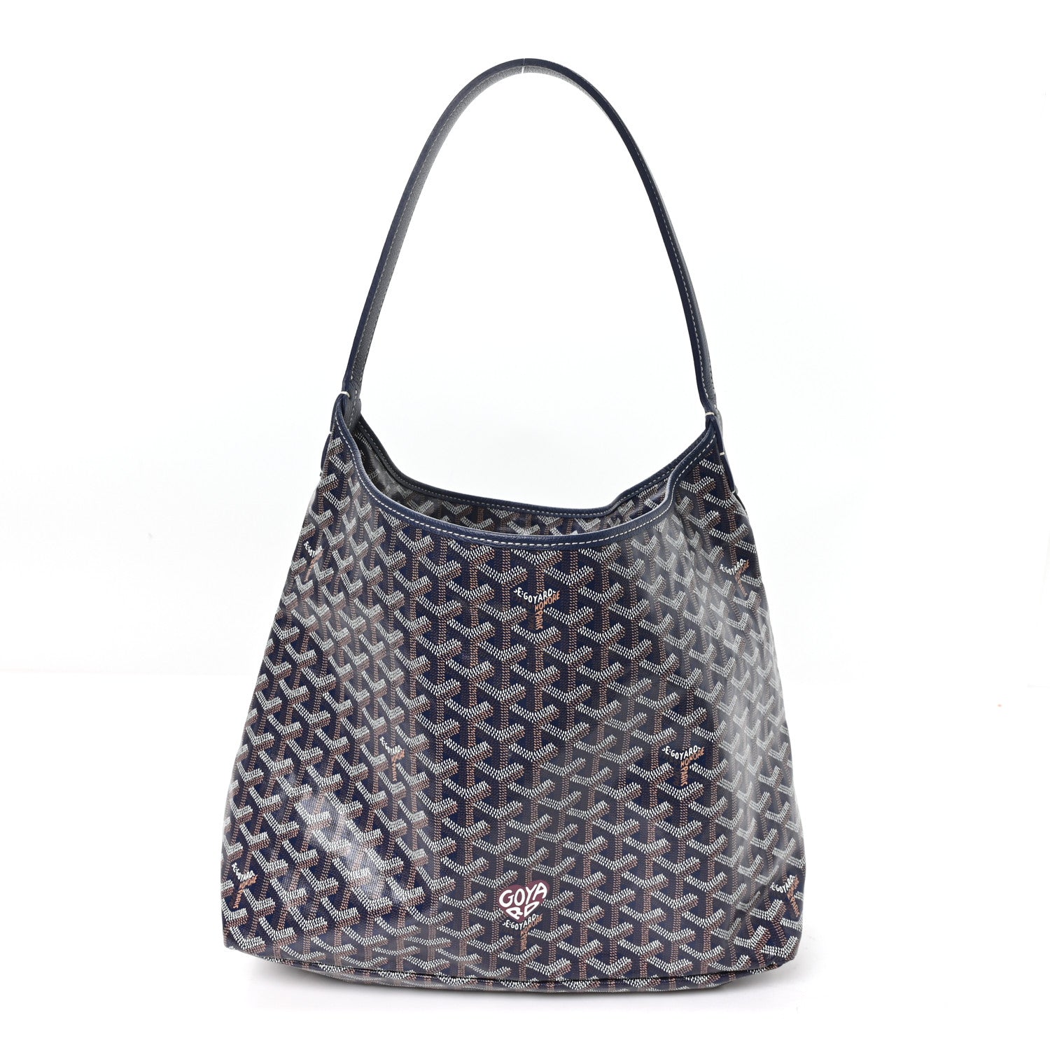 Goyard Goyardine Coeur Boheme Hobo Navy Blue 1 of 10