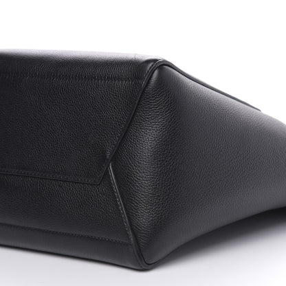 Celine Soft Grained Calfskin Sangle Bucket Bag Black 9 of 10