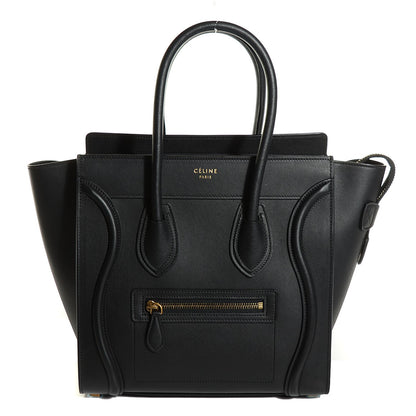 Celine Smooth Calfskin Micro Luggage Black 1 of 8