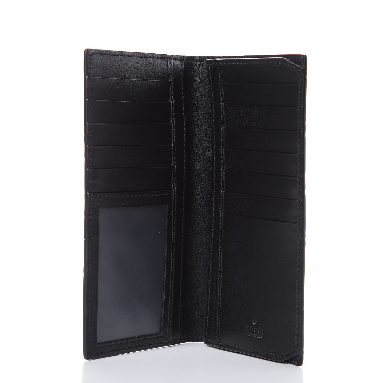 Gucci Guccissima Signature Web New Web Long Wallet Black 5 of 7