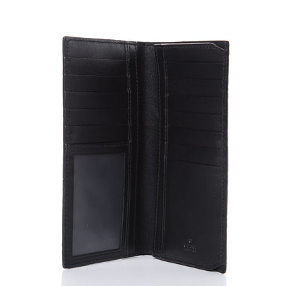 Gucci Guccissima Signature Web New Web Long Wallet Black 5 of 7