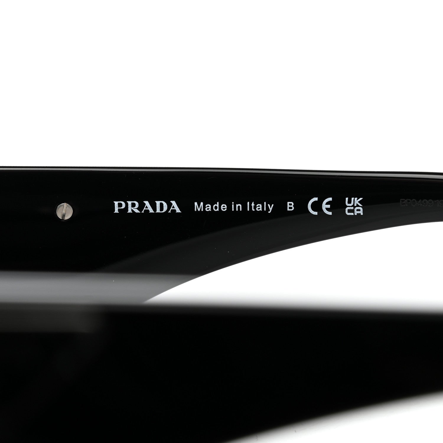 Prada Acetate Symbole Sunglasses SPR 14Z Black 6 of 7
