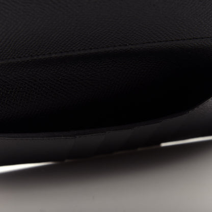 Hermes Epsom Medium Kelly Wallet Black 7 of 8