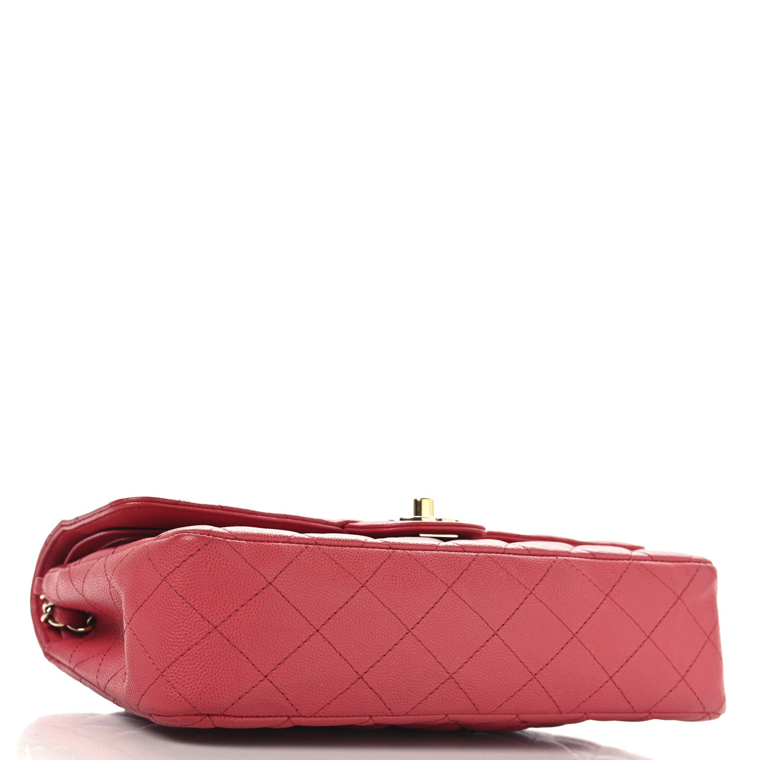 Chanel Caviar Quilted Medium Double Flap Pink 4 of 13