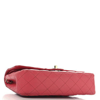 Chanel Caviar Quilted Medium Double Flap Pink 4 of 13