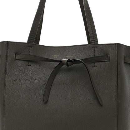 Celine Soft Grained Calfskin Small Belt Cabas Phantom Army Green 8 of 12