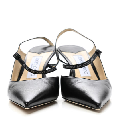 Jimmy Choo Nappa Ray Slingback Pumps 37 Black 2 of 8