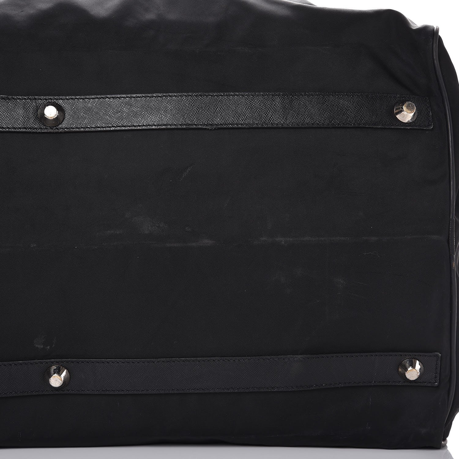 Prada Tessuto Nylon Saffiano Viaggio Carry On Travel Bag Black 10 of 17