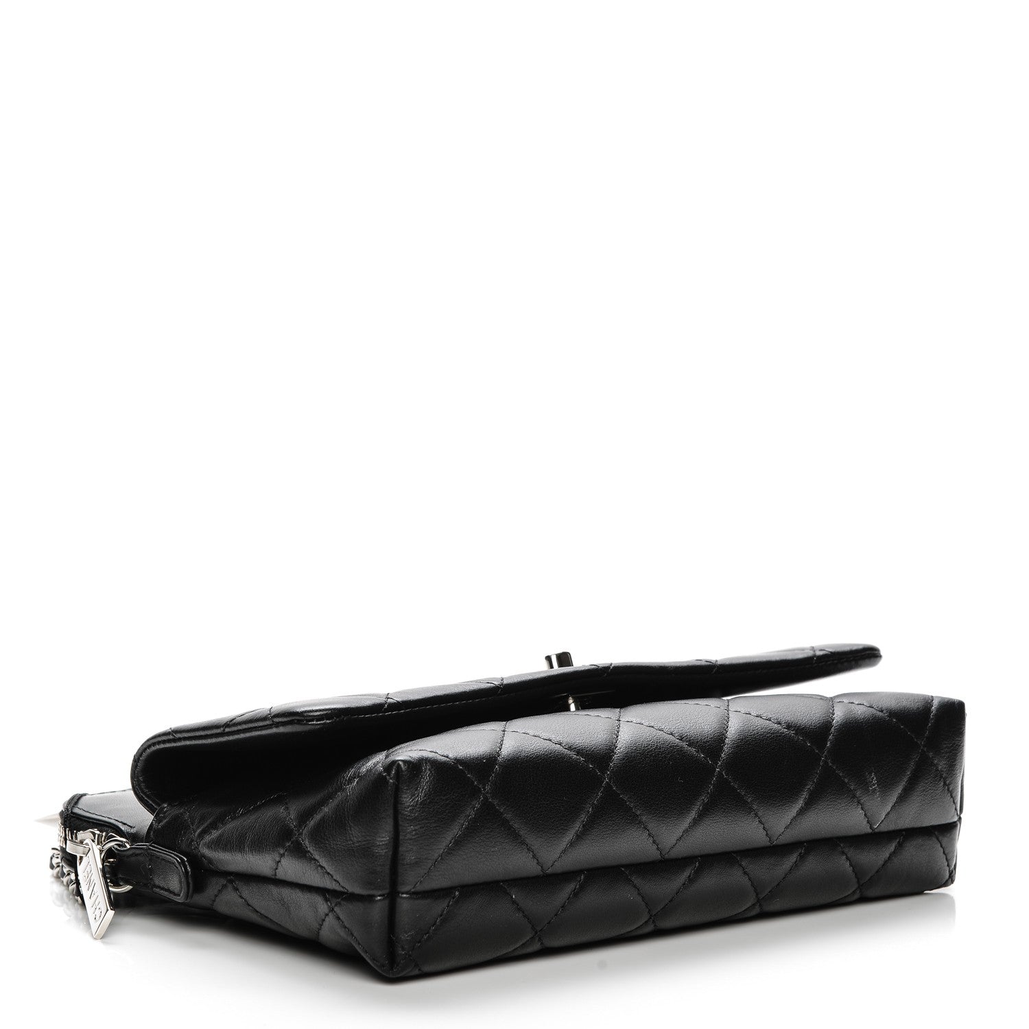 Chanel Calfskin Quilted Crossbody Bag Black 4 of 7