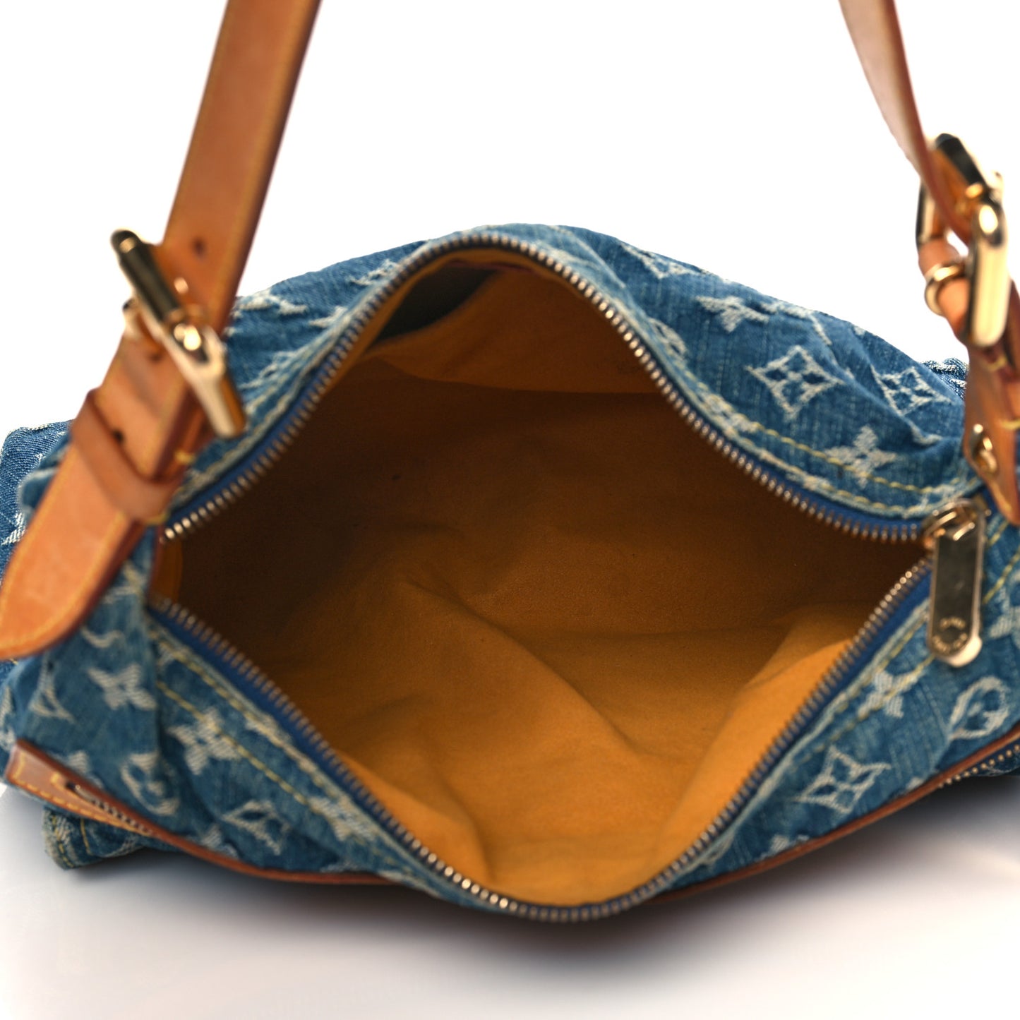 Monogram Denim Baggy PM Blue