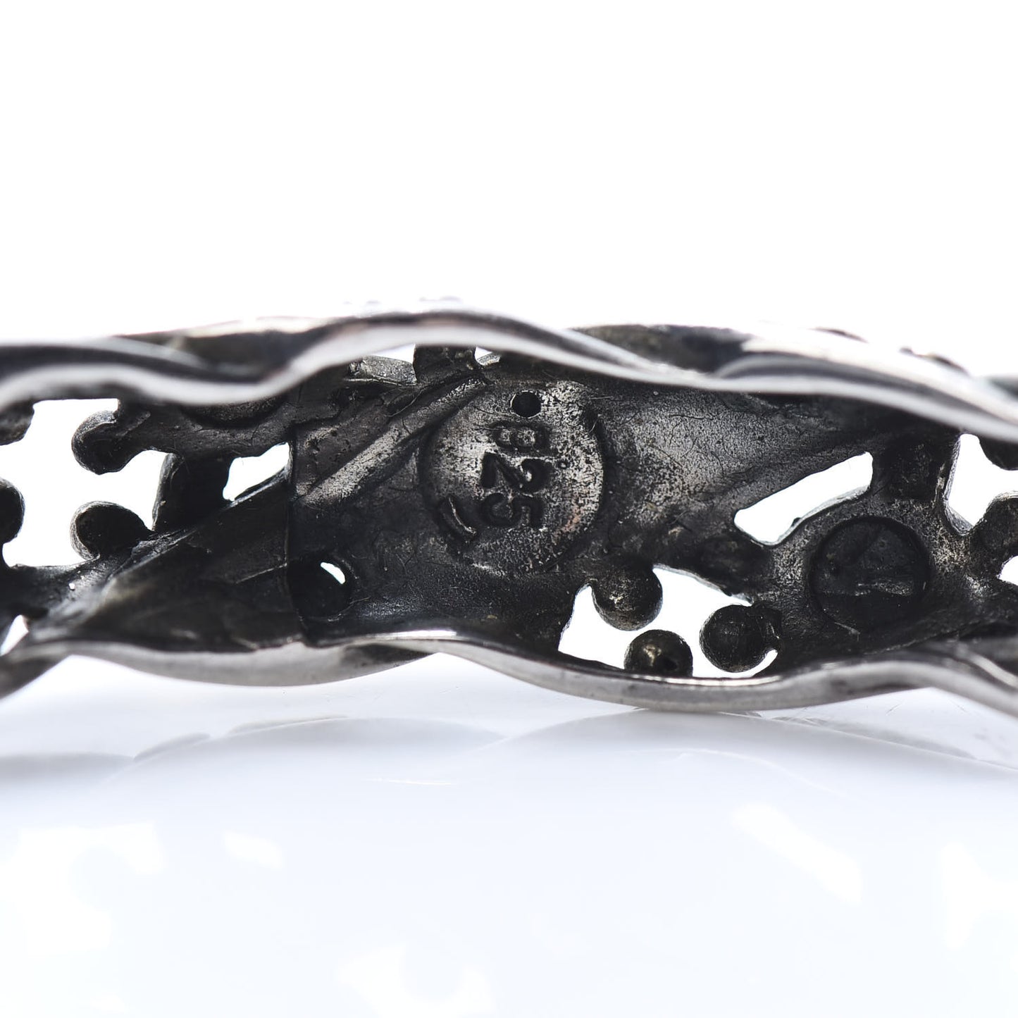 Sterling Silver 18K Yellow Gold Dots Hoop Earrings