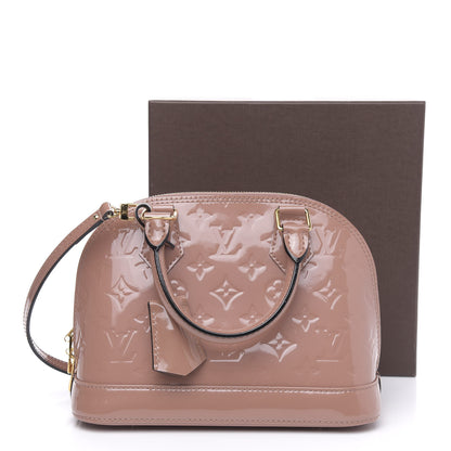 Louis Vuitton Vernis Alma BB Rose Velours 9 of 9
