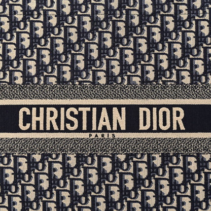 Christian Dior Oblique Large Book Tote Blue Multicolor 8 of 13