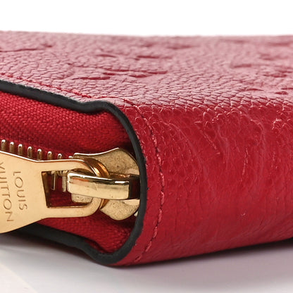 Louis Vuitton Empreinte Zippy Wallet Scarlet 9 of 10