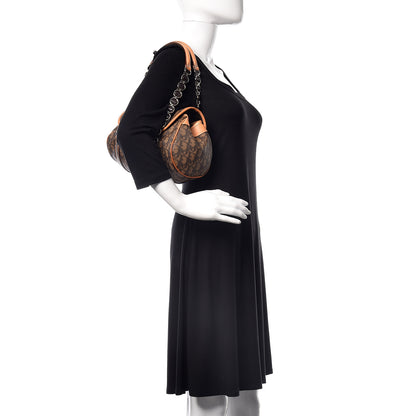 Christian Dior Monogram Romantique Trotter Flap Bag Brown 2 of 9