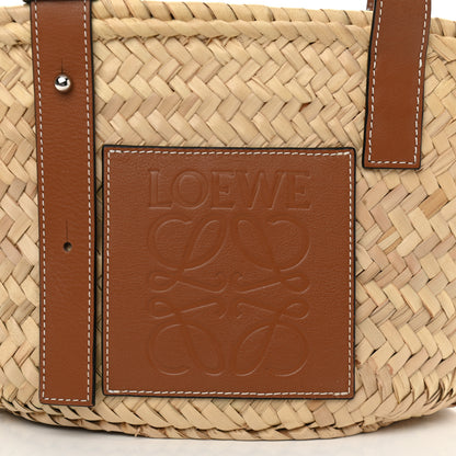Loewe Raffia Small Basket Tote Bag Natural Tan 8 of 16