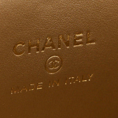Chanel Lambskin Quilted Pearl Crush Mini Vanity Case With Chain White 7 of 11