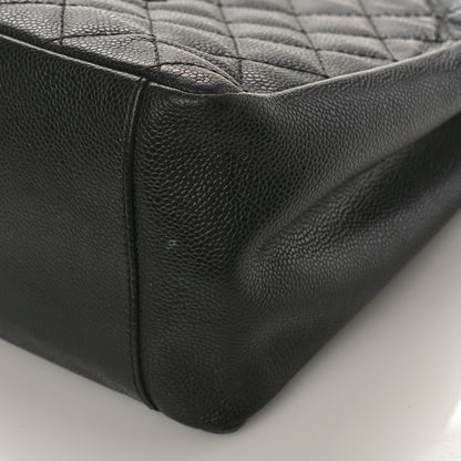 Chanel Caviar Quilted Grand Shopping Tote GST Black 8 of 9
