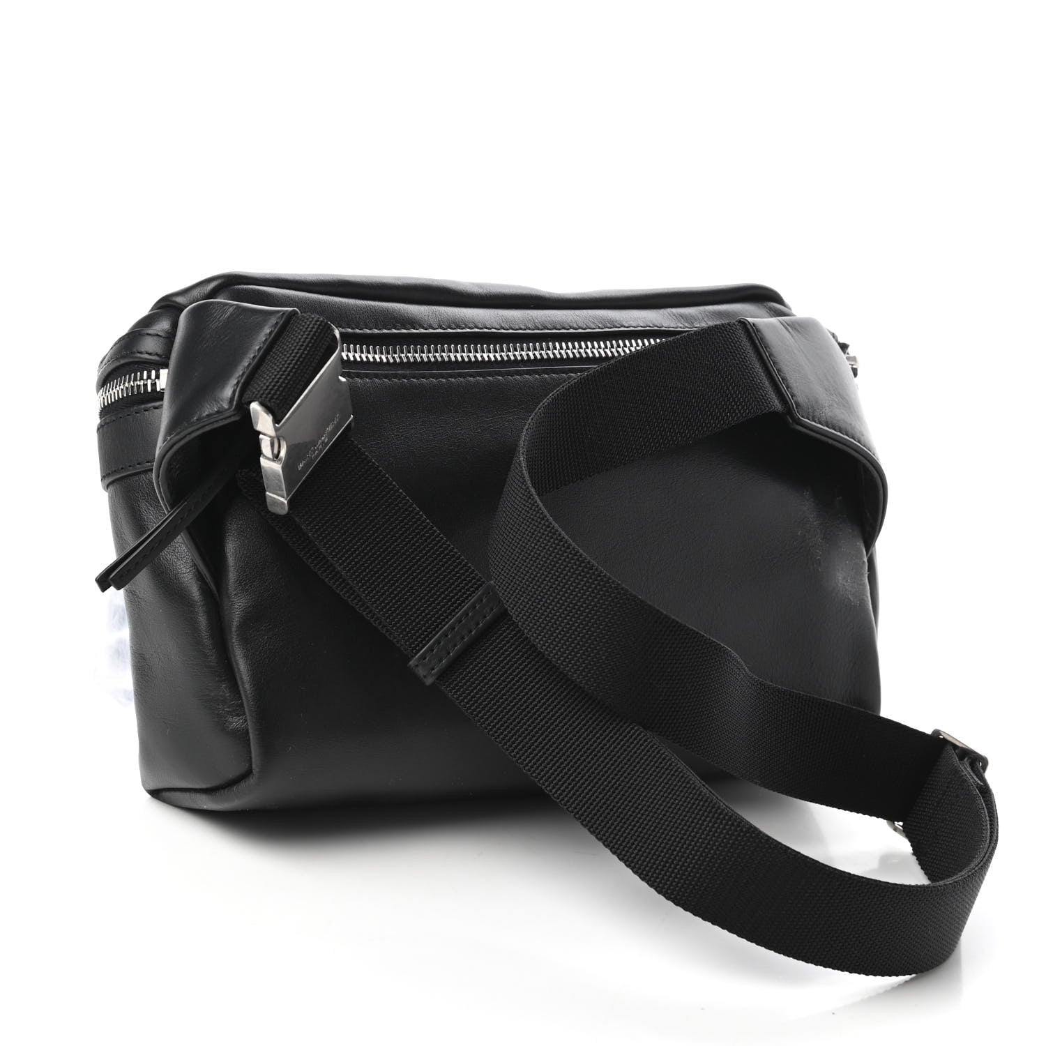 Saint Laurent Calfskin City Belt Bag Black 3 of 10