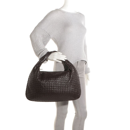Bottega Veneta Nappa Intrecciato Large Veneta Hobo Ebano 2 of 8