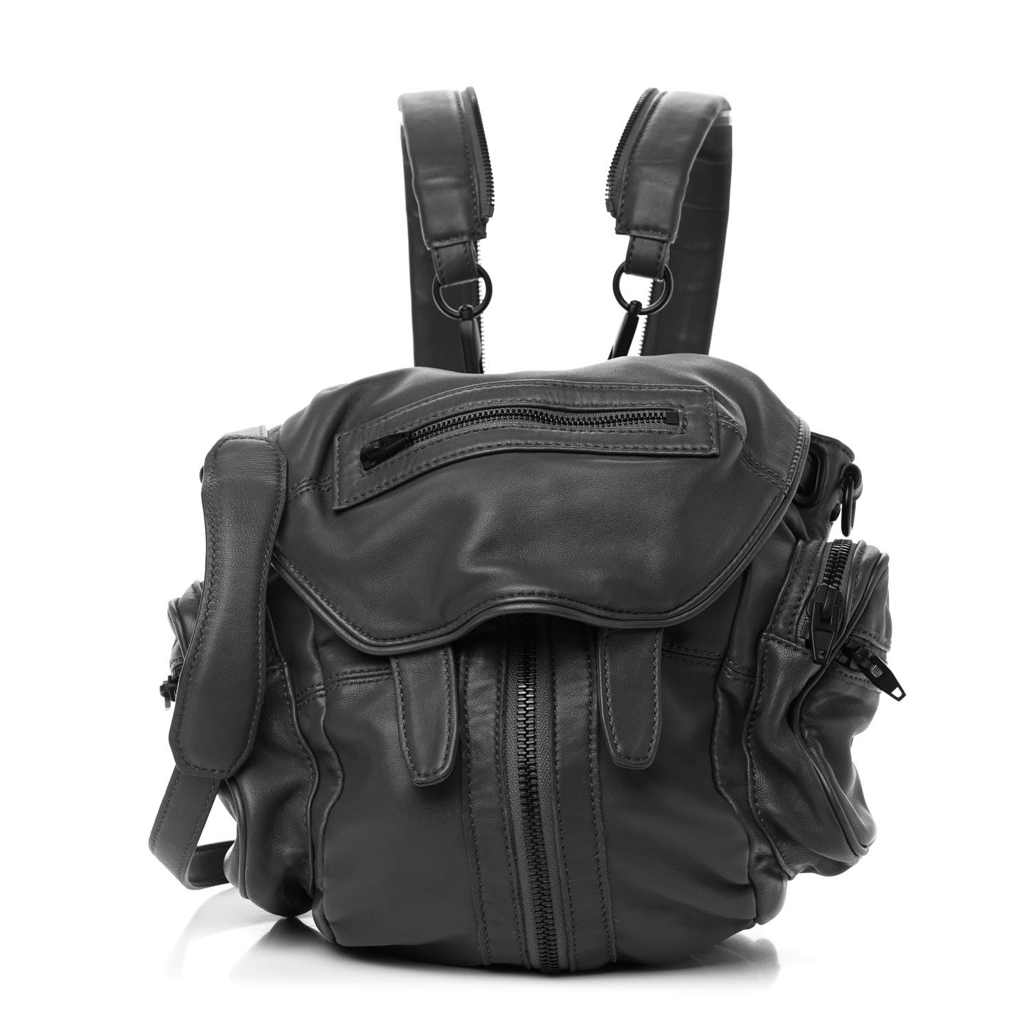 Alexander Wang Lambskin Mini Marti Backpack Grey 1 of 4
