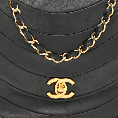 Chanel Lambskin Ribbon Quilted Small Single Flap Black 9 of 11