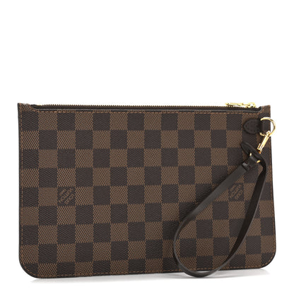 Louis Vuitton Damier Ebene Neverfull MM GM Pochette 3 of 8