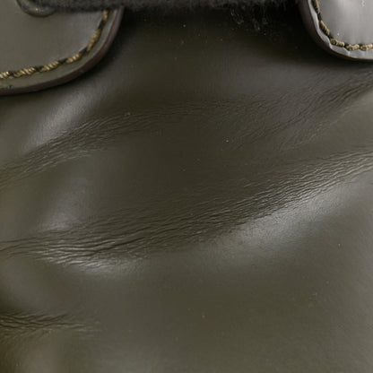 Prada Spazzolato Rois Re-Nylon Metal Triangle Logo Mens Monolith Pouch Pocket 55mm Boots 8 Militare 11 of 14