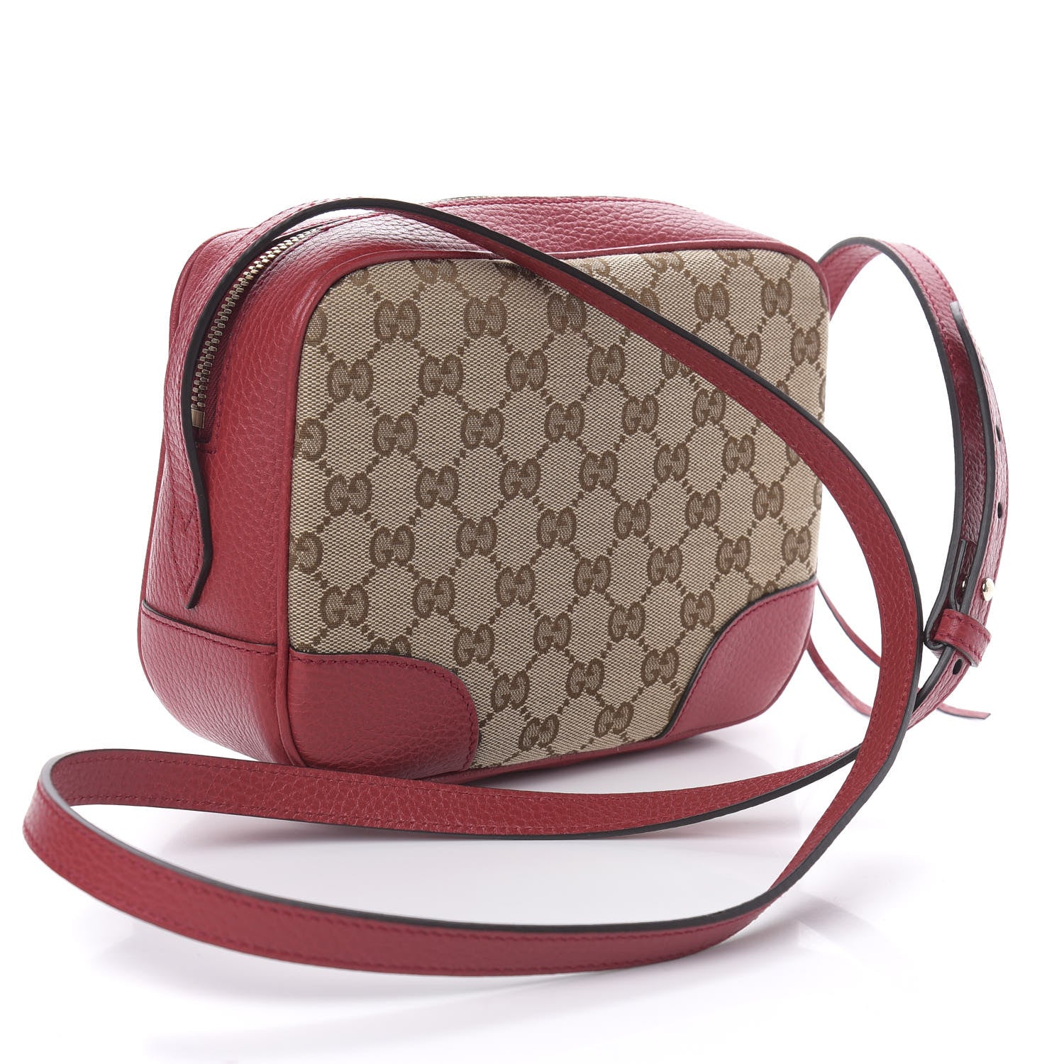 Gucci Monogram Mini Bree Messenger Bag Red 3 of 10