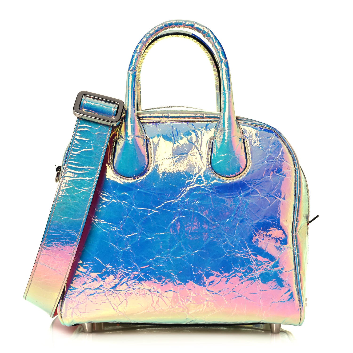 Christian Louboutin PVC Iridescent Calfskin Small Marie Jane Top Handle Multicolor 2 of 13