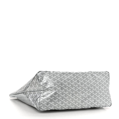 Goyard Goyardine Precious Metals Saint Louis GM Silver 4 of 10