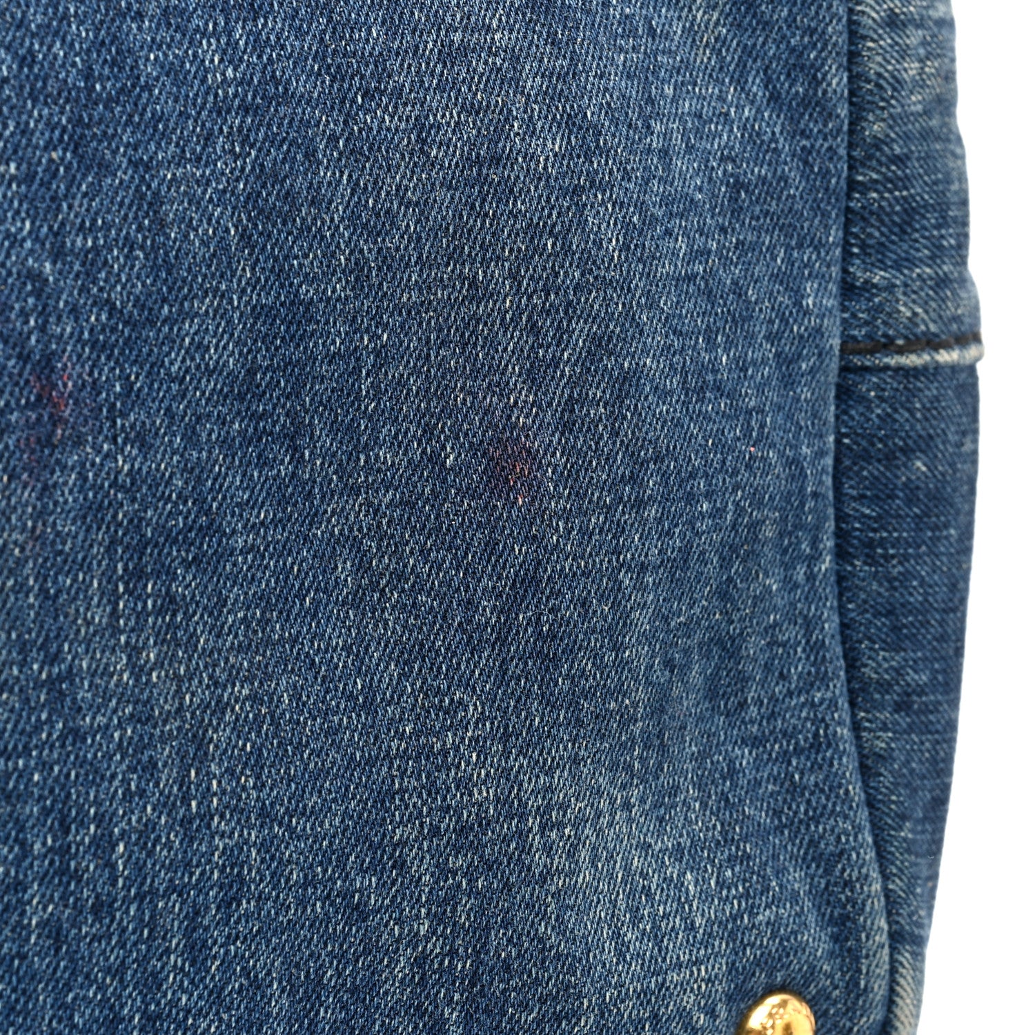Prada Denim Canapa Logo Tote Avio 10 of 11