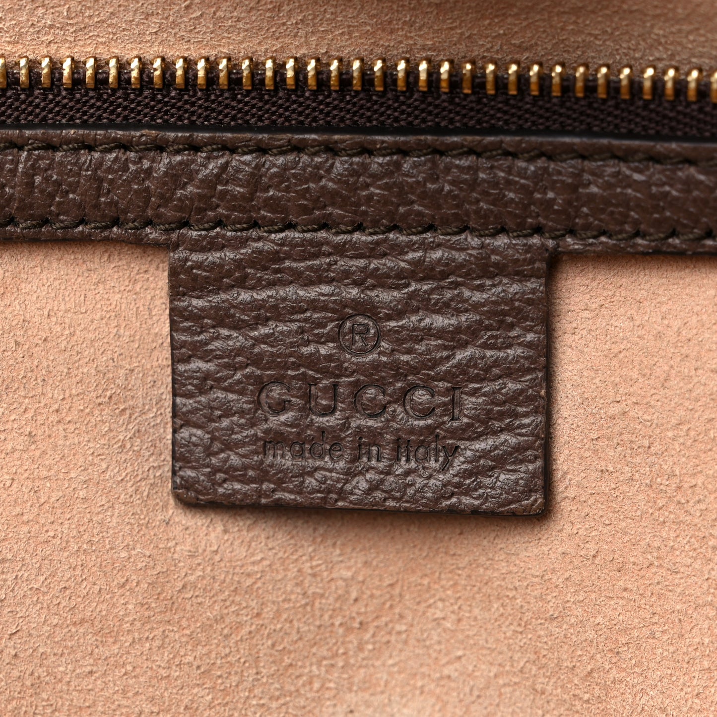 GG Supreme Monogram Medium Ophidia Shopping Tote Brown