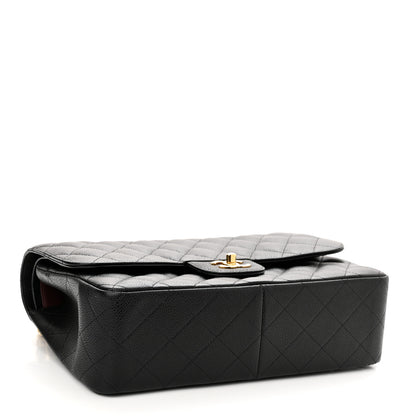 Chanel Caviar Quilted Jumbo Double Flap Black 4 of 11