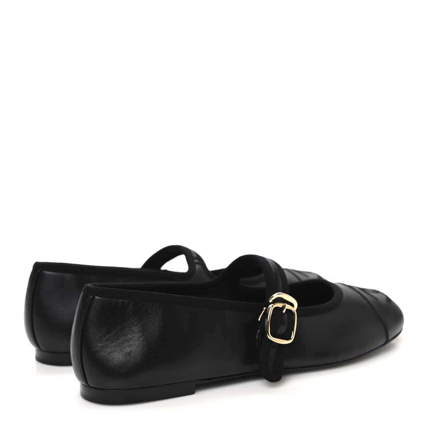 Chanel Lambskin Mary Jane Flats 38.5 Black 5 of 10