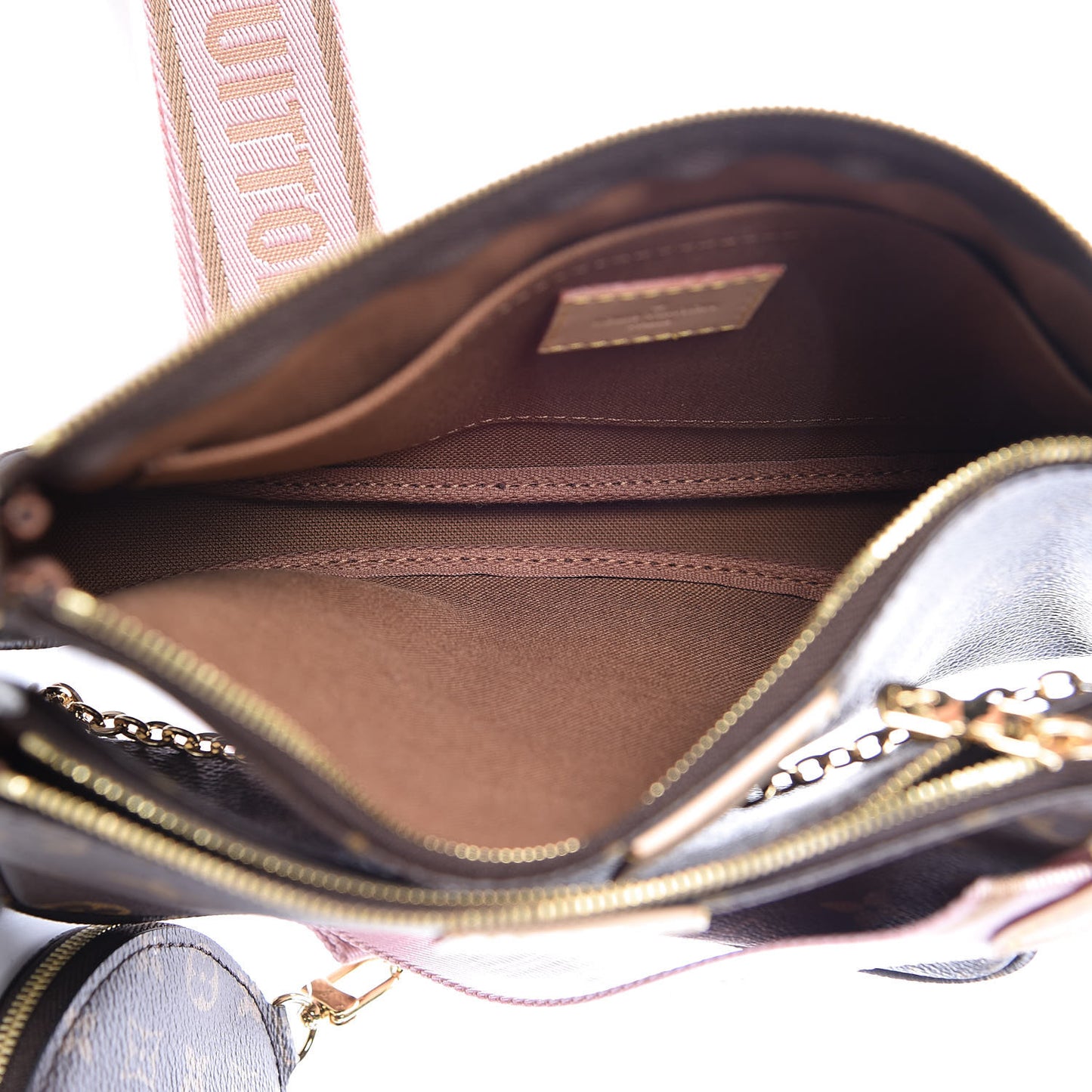 Monogram Multi Pochette Accessories Rose Clair