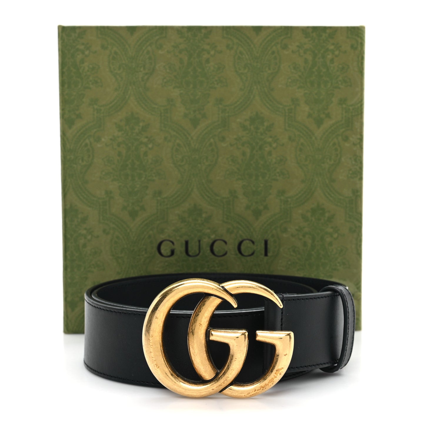 Calfskin Double G 40mm Belt 75 30 Black